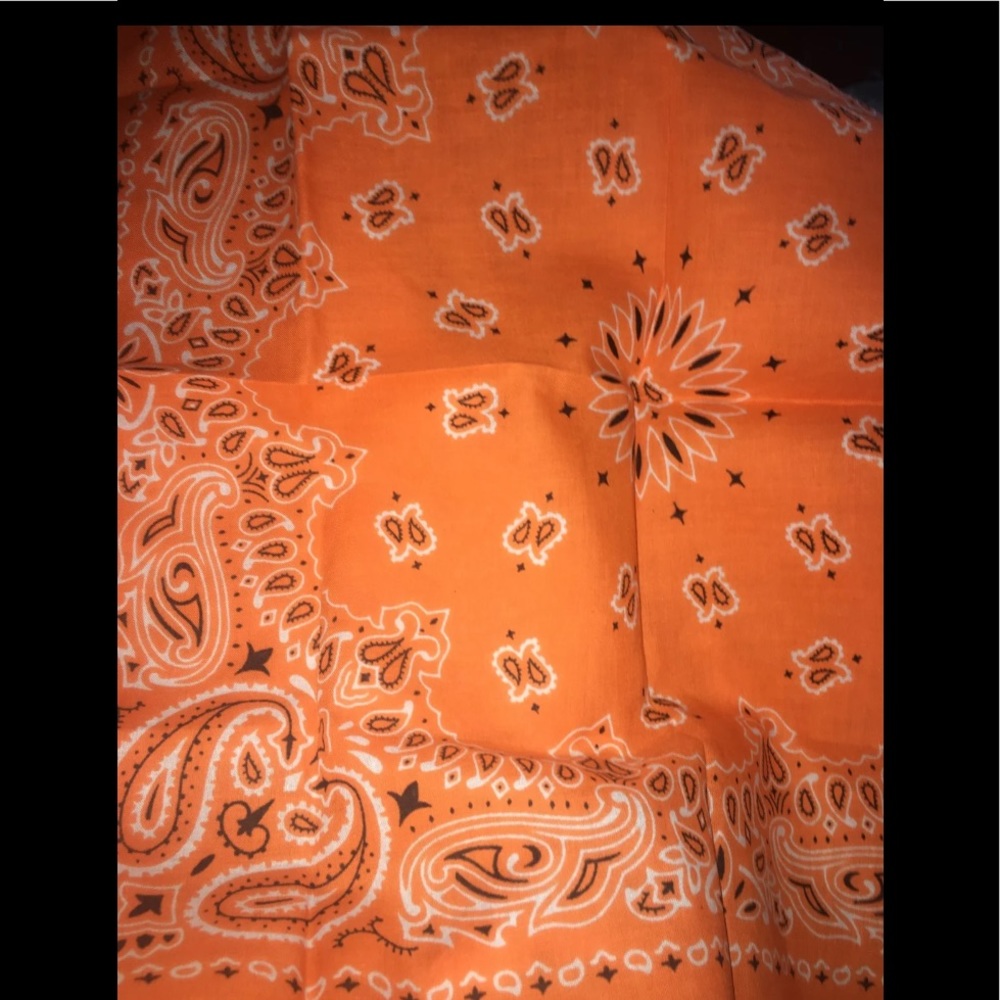 Orange bandana